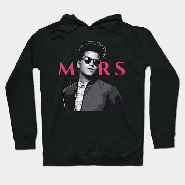 Bruno Mars Tribute - Mars Music - Tribute Bruno Band - Mars Bruno Music Enthusiast - Bruno Mars Music Fan Hoodie by TributeDesigns